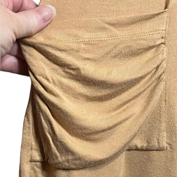 LOGO by Lori Goldstein Long Boho Tunic Blouse Front pockets Size S - Picture 3 of 8